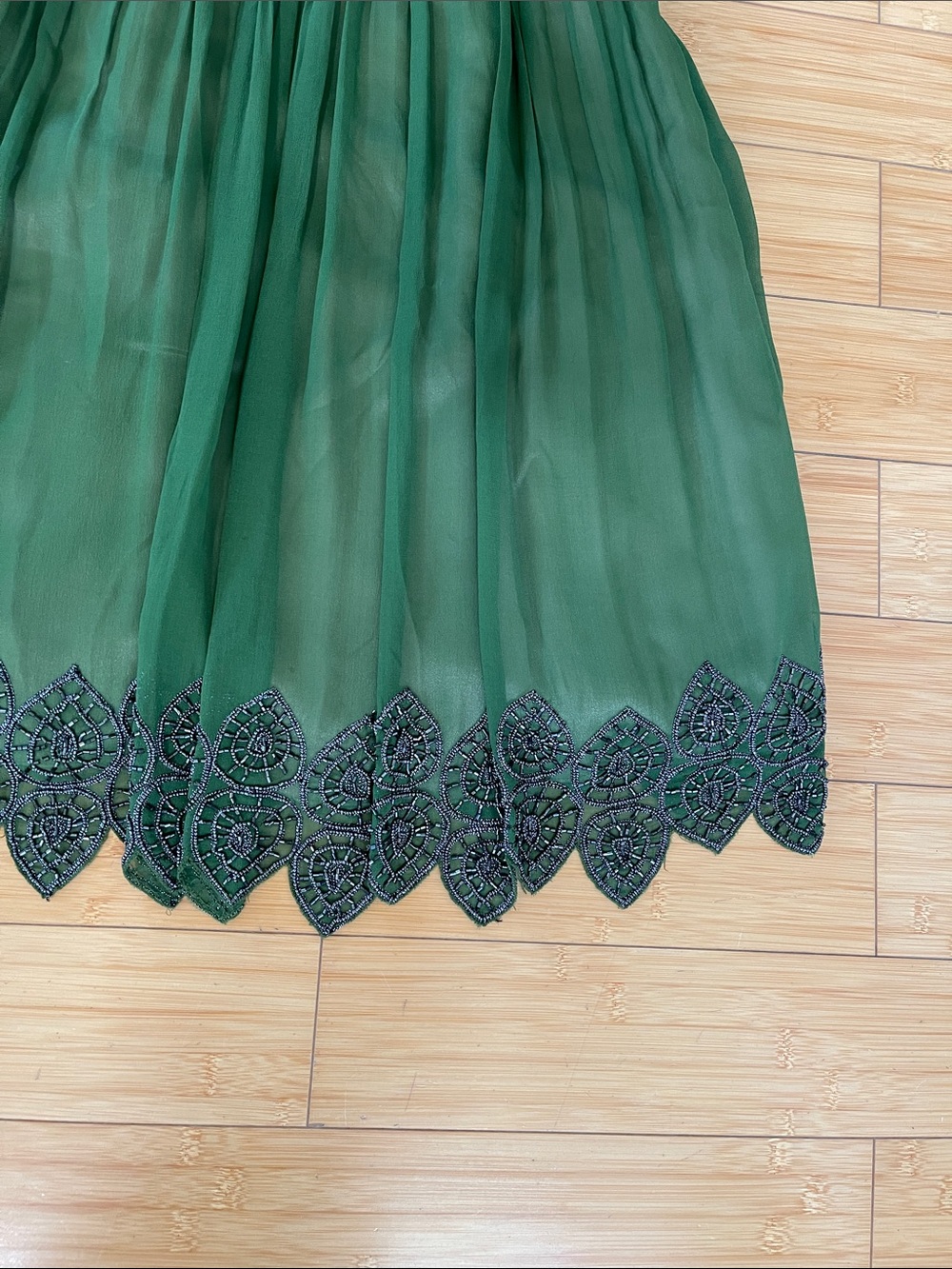 Women Adrianna Papell Evening Midi Dress Beautiful Sequined Size 4 Sleeveless - Picture 4 of 13